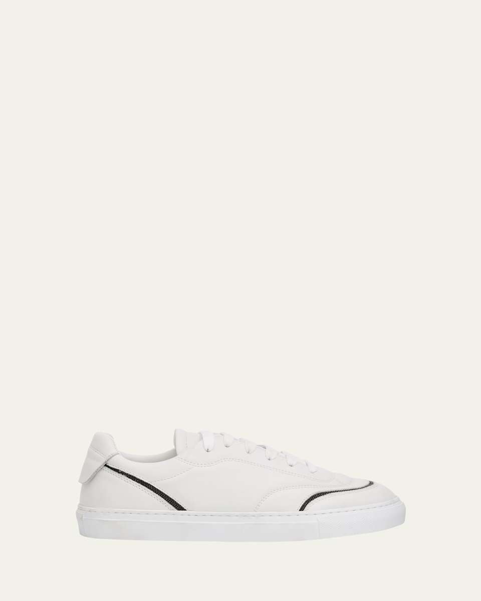 Leather Monili Low-Top Sneakers